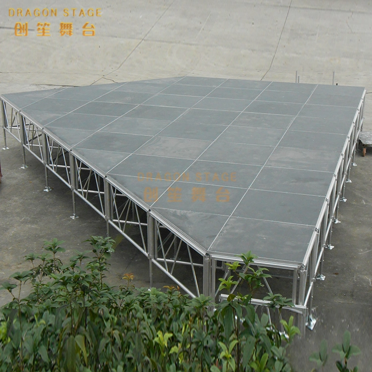 Outdoor Event Aluminum Stage Truss Design Portable Stage Sale