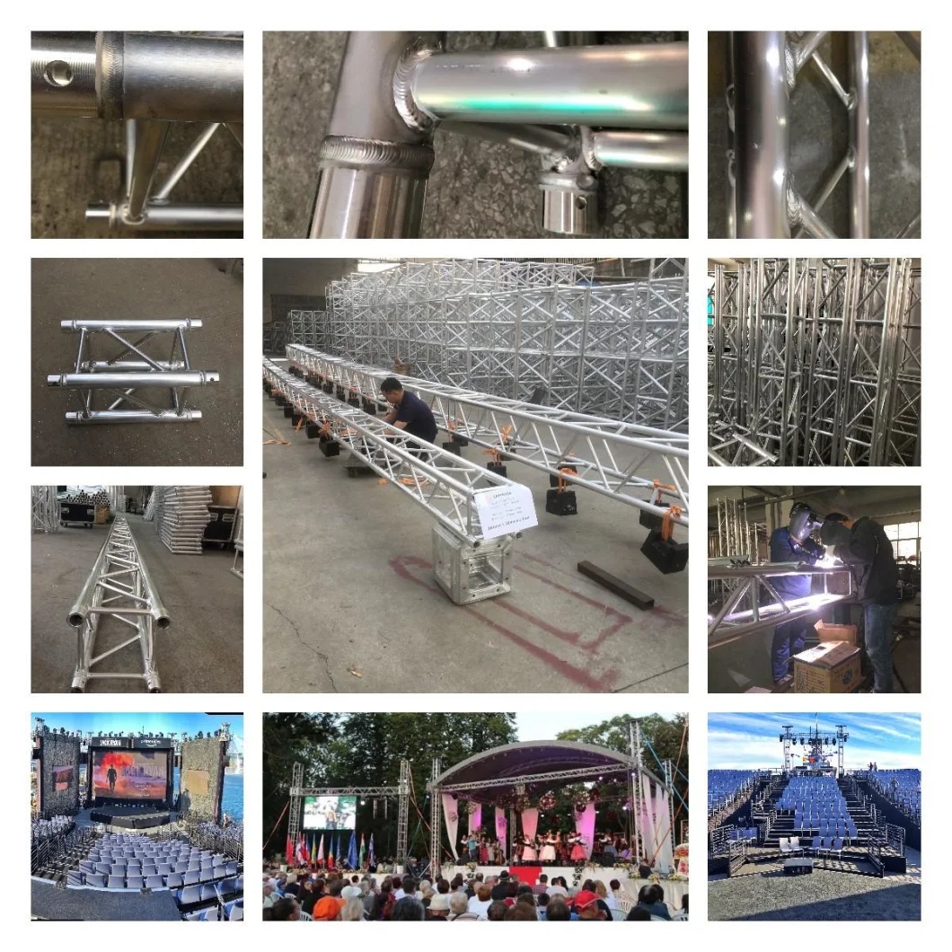 Exhibition Concert Events Wedding Lighting Show Speaker Mini Rigging Equipment Aluminum Portable Stage Truss