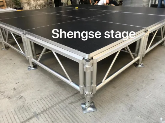 China-Fabrikpreis Aluminium-Hochzeits-Performance-Event-Show im Freien Verstellbare mobile tragbare Konzertbühne mit hoher Qualität